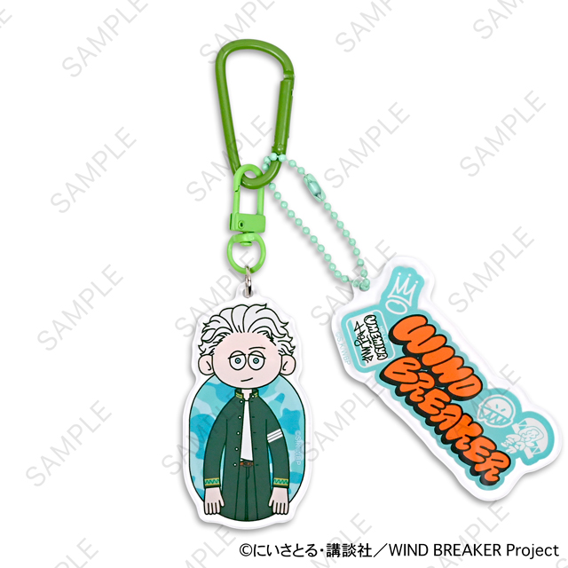 wind breaker 梅宮　ナンジャタウン　景品　アクリルキーホルダー WIND BREAKER_nhutoons デタッチャブルアクリルキーホルダー