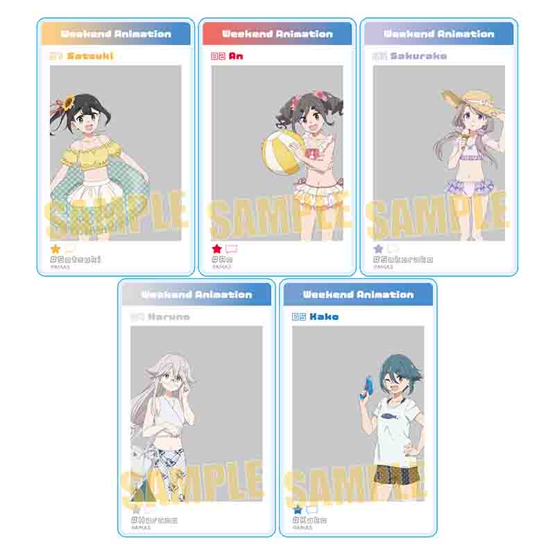 mono_トレーディングアクリルカード 水着で海!　【コンプリートBOX／5個入り】