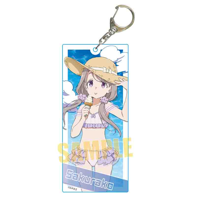 mono_ちょいデカアクリルキーホルダー 敷島 桜子(水着で海!)