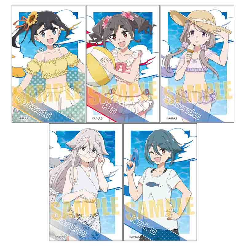 mono_トレーディングステッカー 水着で海!　【コンプリートBOX／5個入り】