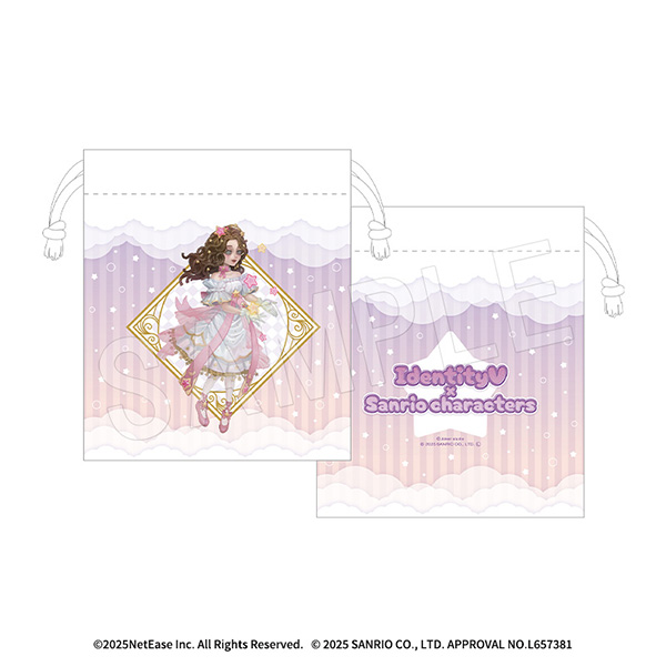 IdentityV 第五人格×サンリオキャラクターズ_ミニ巾着 「心理学者」×リトルツインスターズ(ララ)