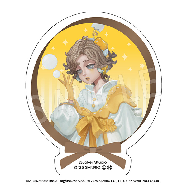 IdentityV 第五人格×サンリオキャラクターズ_ダイカットステッカー 気象学者×ぐでたま