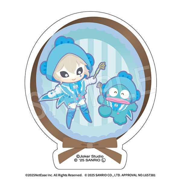 IdentityV 第五人格×サンリオキャラクターズ_ダイカットステッカー 夜の番人×ハンギョドン