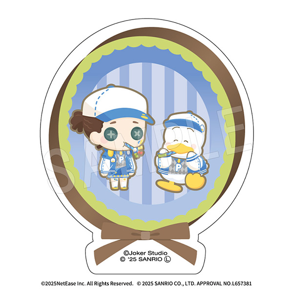 IdentityV 第五人格×サンリオキャラクターズ_ダイカットステッカー 傭兵×あひるのペックル