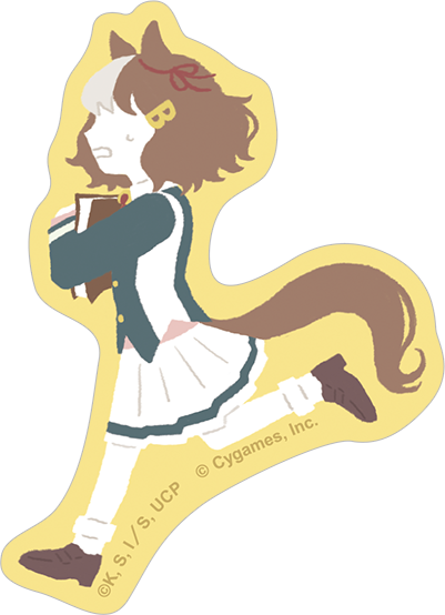 ウマ娘 シンデレラグレイ_ステッカー／ゆるパレット　ベルノライト