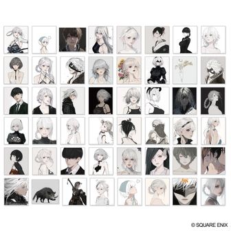NieR Series_ミニ色紙コレクション illustration by D.K Vol.2