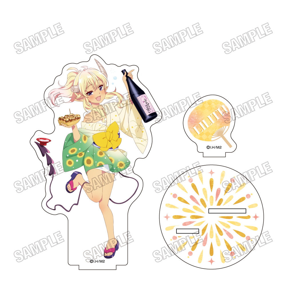 まちカドまぞく 2丁目_描き下ろしBIGアクリルスタンド【浴衣ver.】?リリス