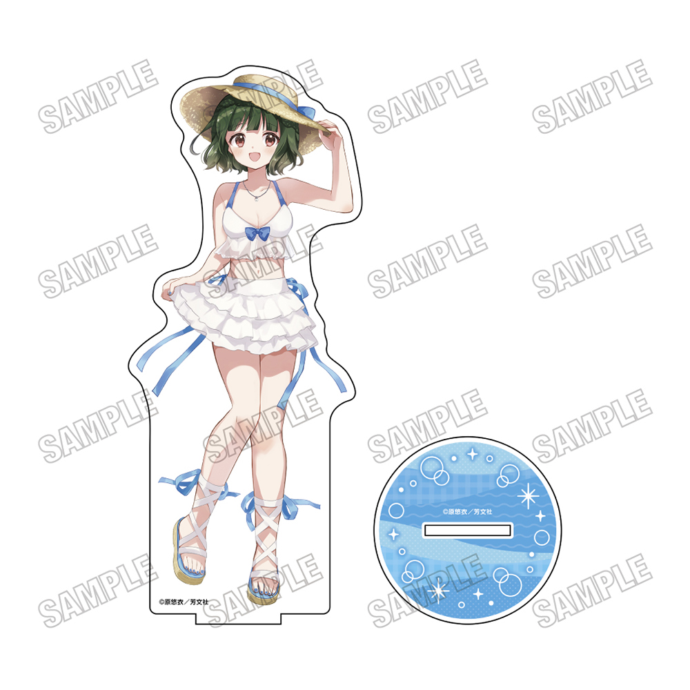 きんいろモザイク_描き下ろしBIGアクリルスタンド【水着ver.】?大宮 忍