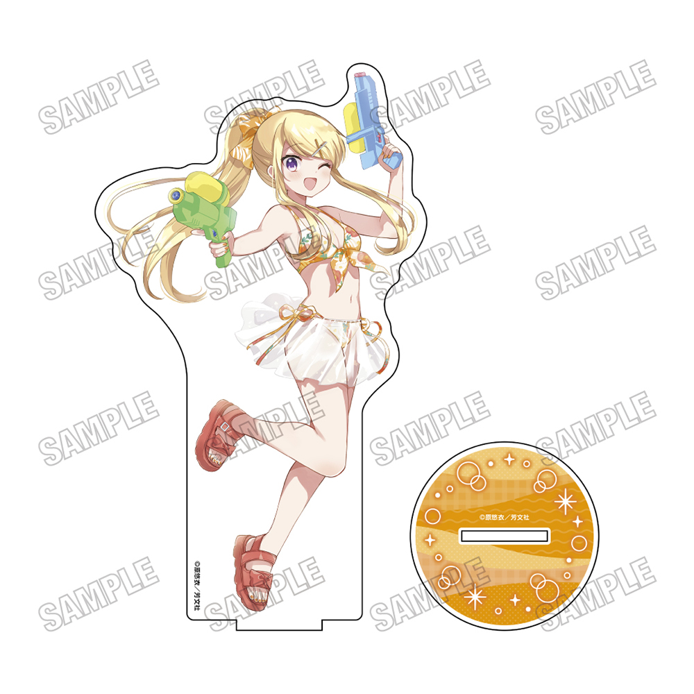 きんいろモザイク_描き下ろしBIGアクリルスタンド【水着ver.】?九条 カレン