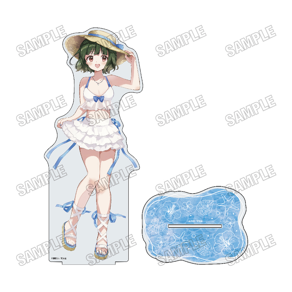 きんいろモザイク_描き下ろしBIGアクリルスタンドLL【水着ver.】?大宮 忍