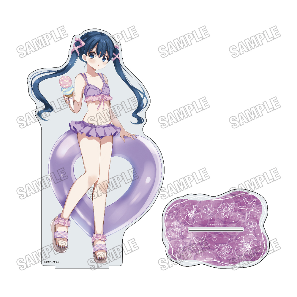きんいろモザイク_描き下ろしBIGアクリルスタンドLL【水着ver.】?小路 綾