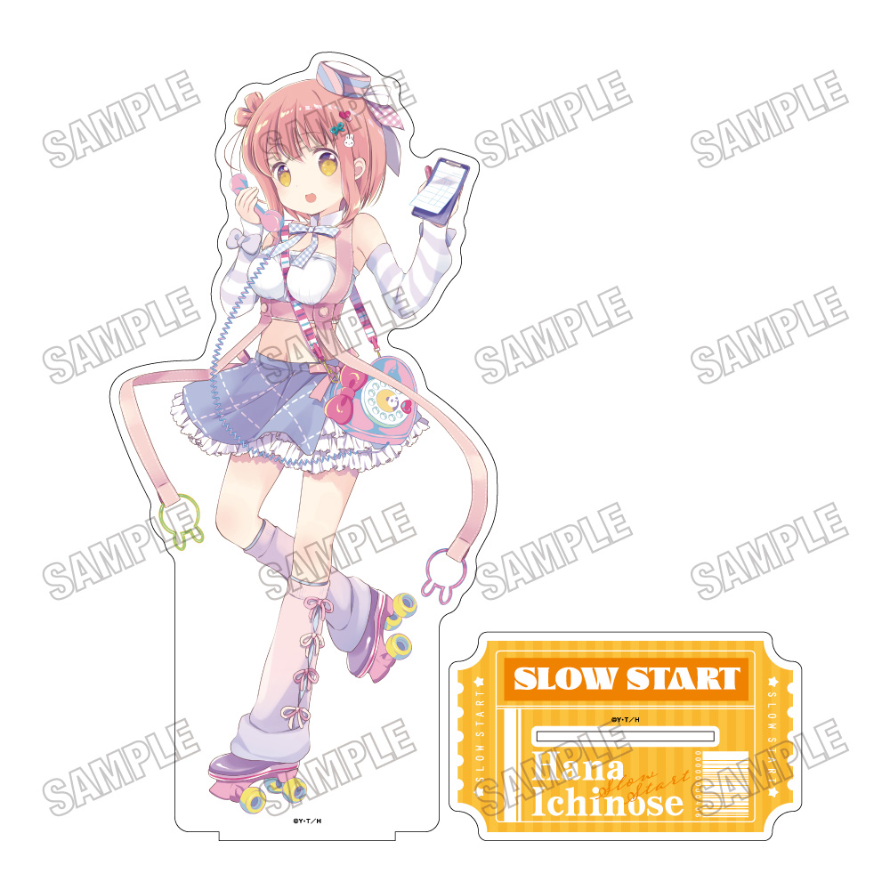 スロウスタート_描き下ろしBIGアクリルスタンドLL【シーサイドパーラーver.】?一之瀬 花名