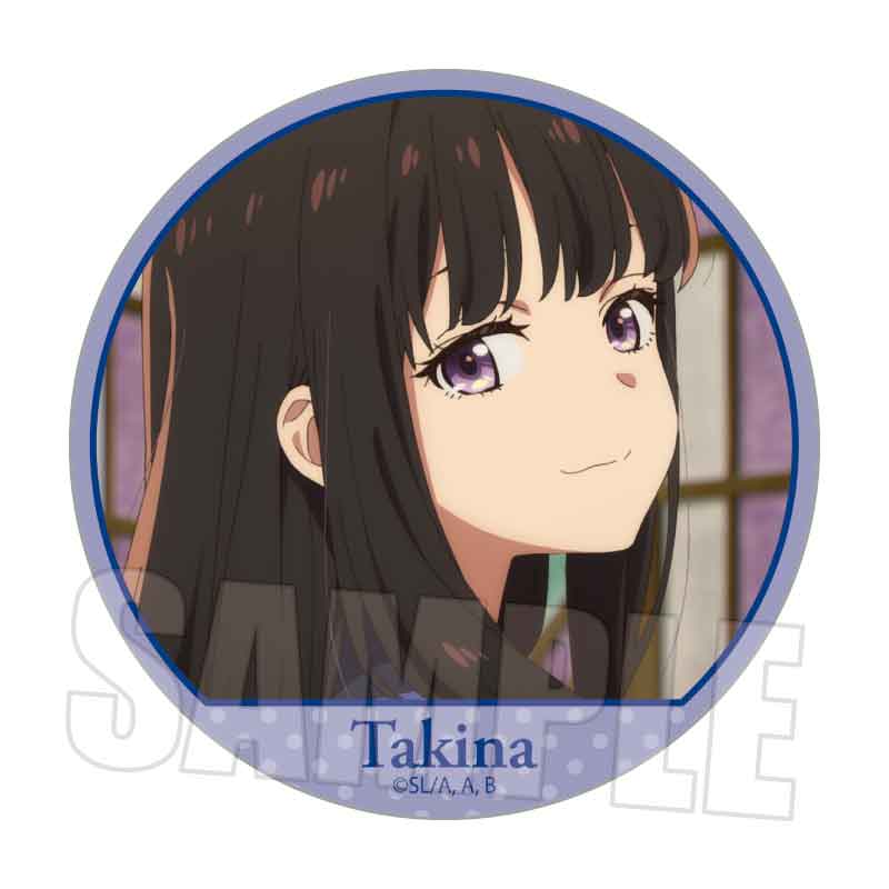 希少　リコリスリコイル　井ノ上たきな　缶バッチ　裏面やや汚れ有り 激レア リコリスリコイル 井ノ上たきな 缶バッチ ③ スーツ やや