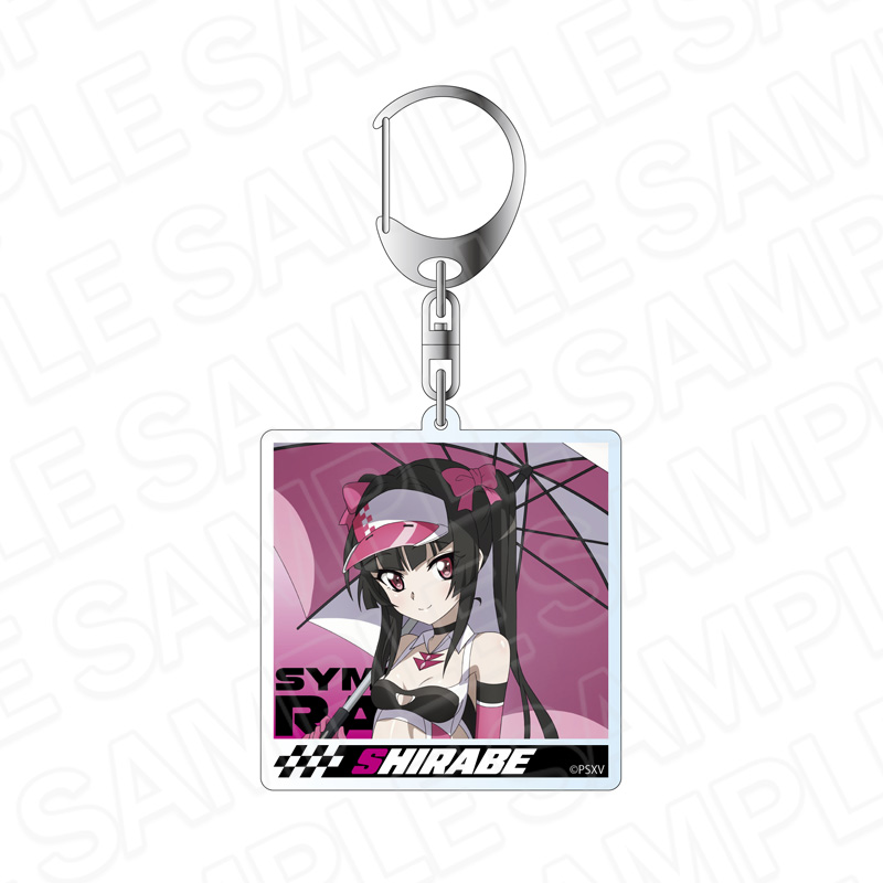 戦姫絶唱シンフォギアXV_ホログラムアクリルキーホルダー 月読 調 SYMPHOGEAR RACING ver.