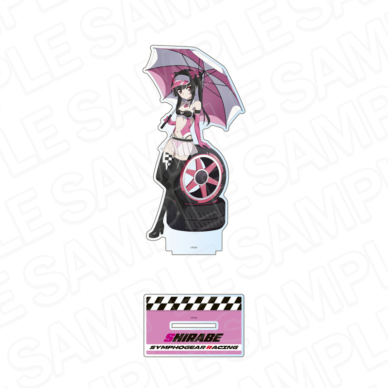 戦姫絶唱シンフォギアXV_ホログラムデカアクリルスタンド 月読 調 SYMPHOGEAR RACING ver.