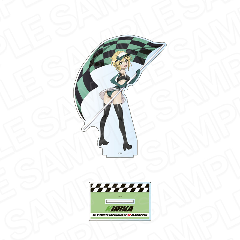 戦姫絶唱シンフォギアXV_ホログラムデカアクリルスタンド 暁 切歌 SYMPHOGEAR RACING ver.