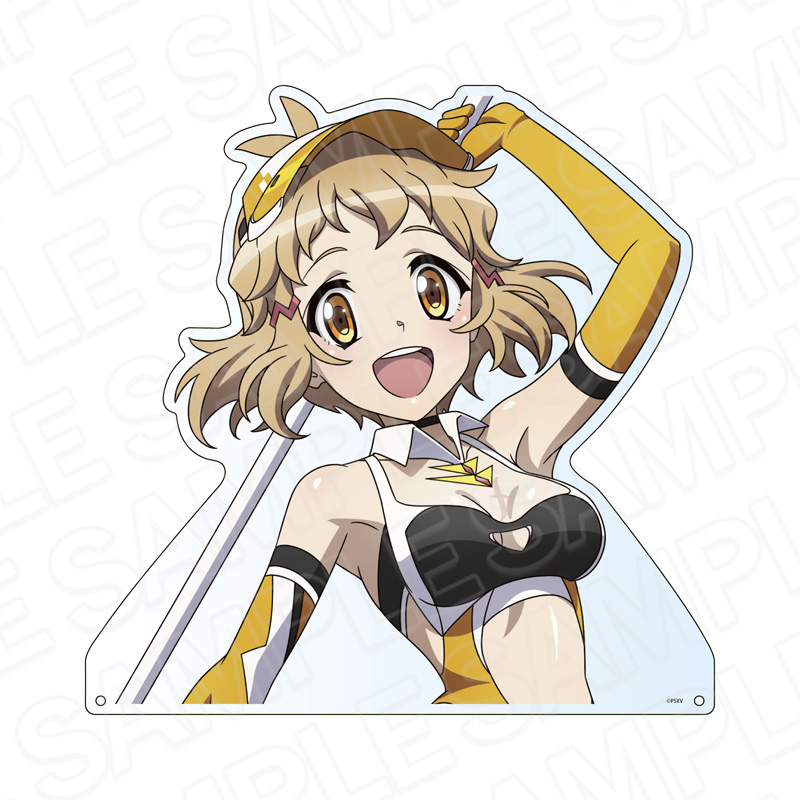 戦姫絶唱シンフォギアXV_特大ダイカットアクリルボード 立花 響 SYMPHOGEAR RACING ver.