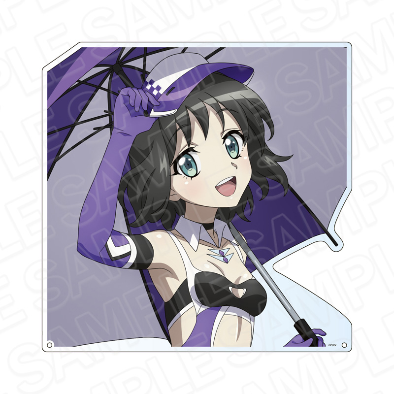 戦姫絶唱シンフォギアXV_特大ダイカットアクリルボード 小日向 未来 SYMPHOGEAR RACING ver.