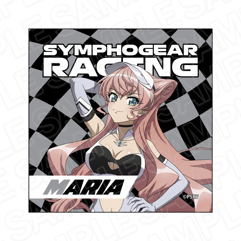 戦姫絶唱シンフォギアXV_マイクロファイバー マリア・カデンツァヴナ・イヴ SYMPHOGEAR RACING ver.