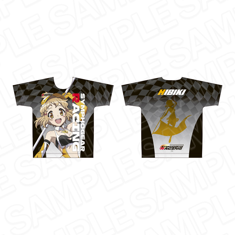 戦姫絶唱シンフォギアXV_XＬサイズ_フルグラフィックTシャツ 立花 響 SYMPHOGEAR RACING ver.