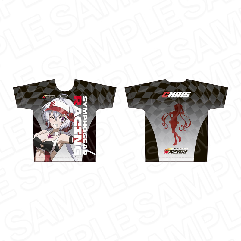戦姫絶唱シンフォギアXV_XＬサイズ_フルグラフィックTシャツ 雪音 クリス SYMPHOGEAR RACING ver.