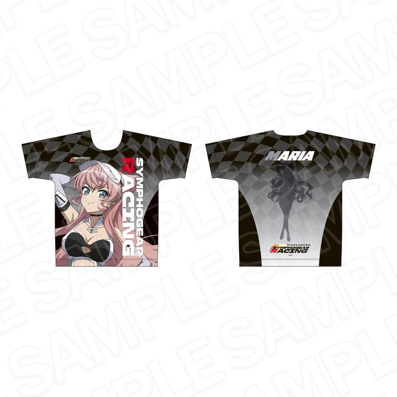 戦姫絶唱シンフォギアXV_XLサイズ_フルグラフィックTシャツ マリア・カデンツァヴナ・イヴ SYMPHOGEAR RACING ver.