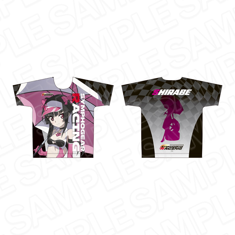 戦姫絶唱シンフォギアXV_XLサイズ_フルグラフィックTシャツ 月読 調 SYMPHOGEAR RACING ver.