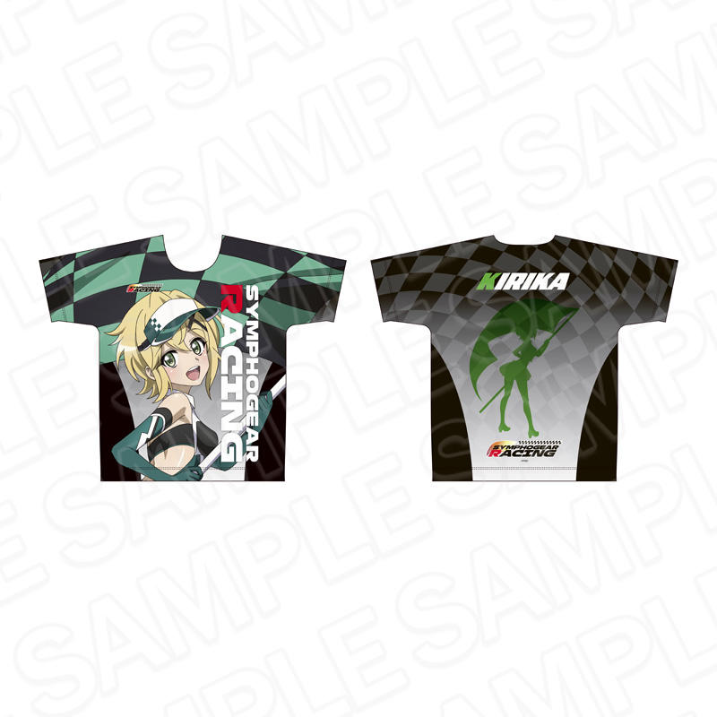 戦姫絶唱シンフォギアXV_XLサイズ_フルグラフィックTシャツ 暁 切歌 SYMPHOGEAR RACING ver.