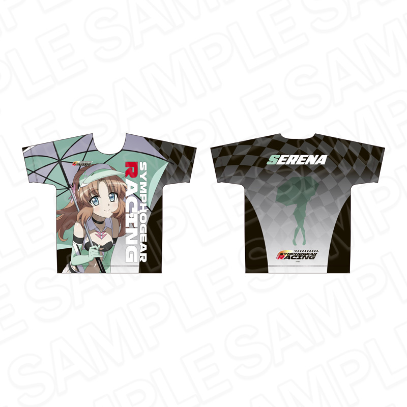 戦姫絶唱シンフォギアXV_XLサイズ_フルグラフィックTシャツ セレナ・カデンツァヴナ・イヴ SYMPHOGEAR RACING ver.
