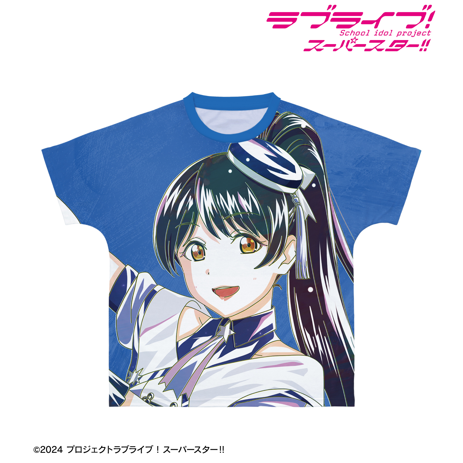 ラブライブ！スーパースター!!_サイズ/XS_描き下ろし 葉月 恋 スーパースター!!ver. Ani-Art フルグラフィックTシャツユニセックス