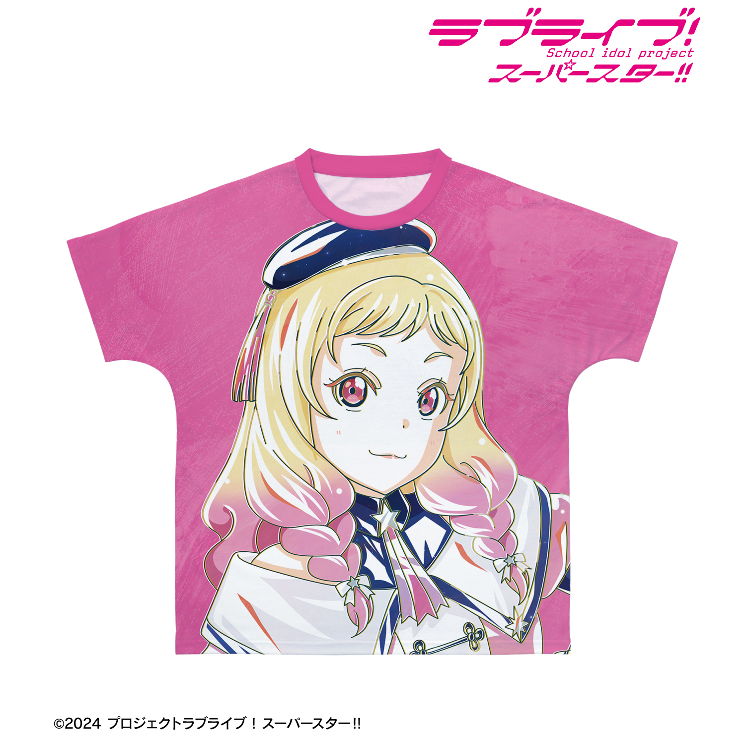 ラブライブ！スーパースター!!_サイズ/XS_描き下ろし 鬼塚夏美 スーパースター!!ver. Ani-Art フルグラフィックTシャツユニセックス