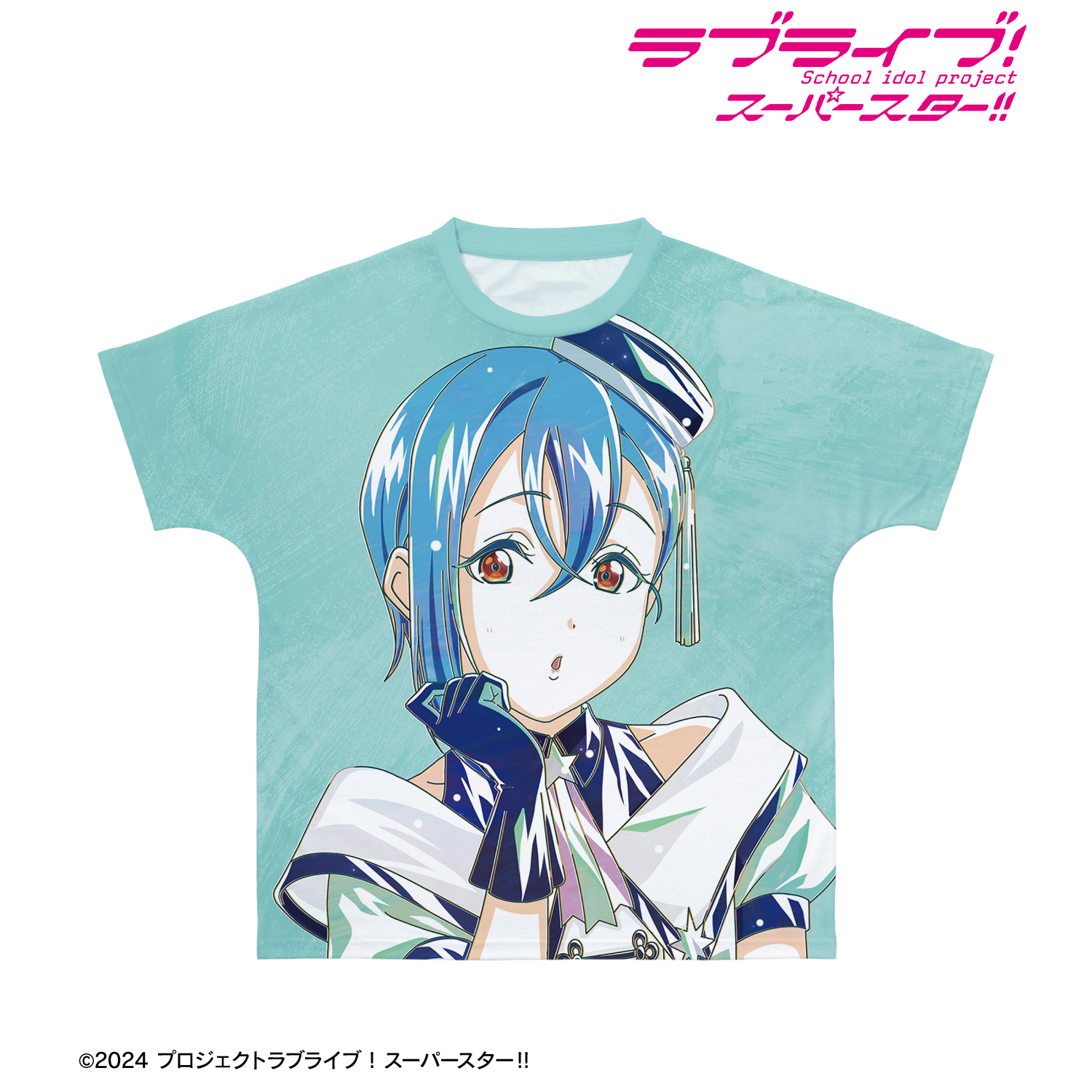 ラブライブ！スーパースター!!_サイズ/S_描き下ろし 若菜四季 スーパースター!!ver. Ani-Art フルグラフィックTシャツユニセックス