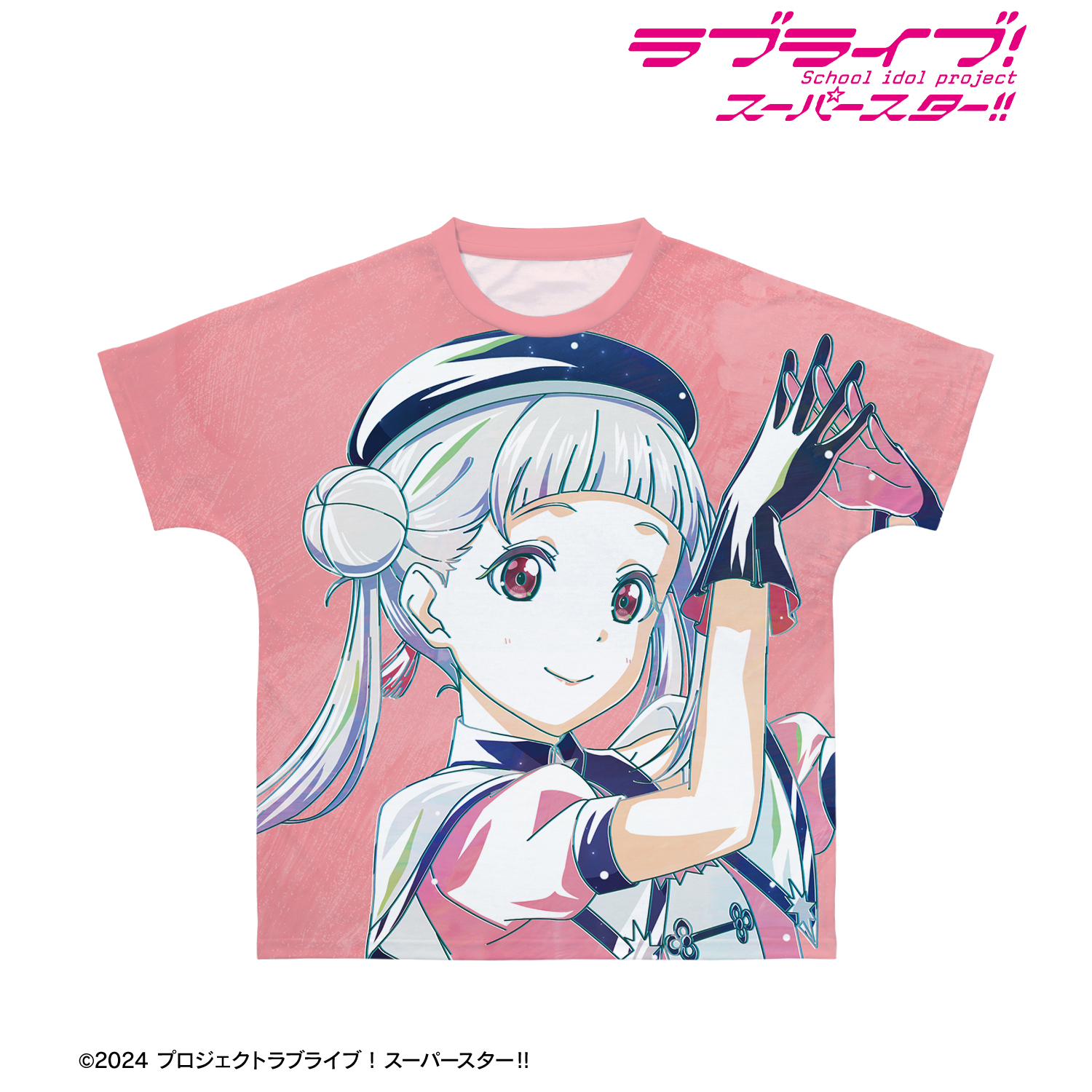 ラブライブ！スーパースター!!_サイズ/M_描き下ろし 嵐 千砂都 スーパースター!!ver. Ani-Art フルグラフィックTシャツユニセックス