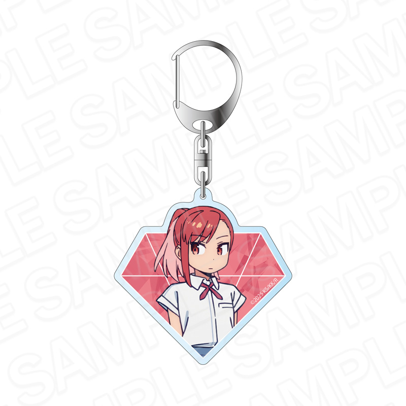 瑠璃の宝石_ラメアクリルキーホルダー 瀬戸 硝子