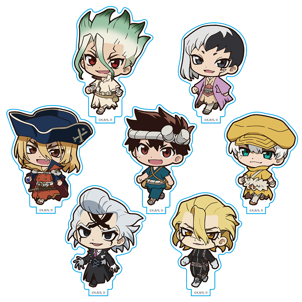 Dr.STONE_ついてっくアクリルスタンドコレクション　【BOX／7個入り】