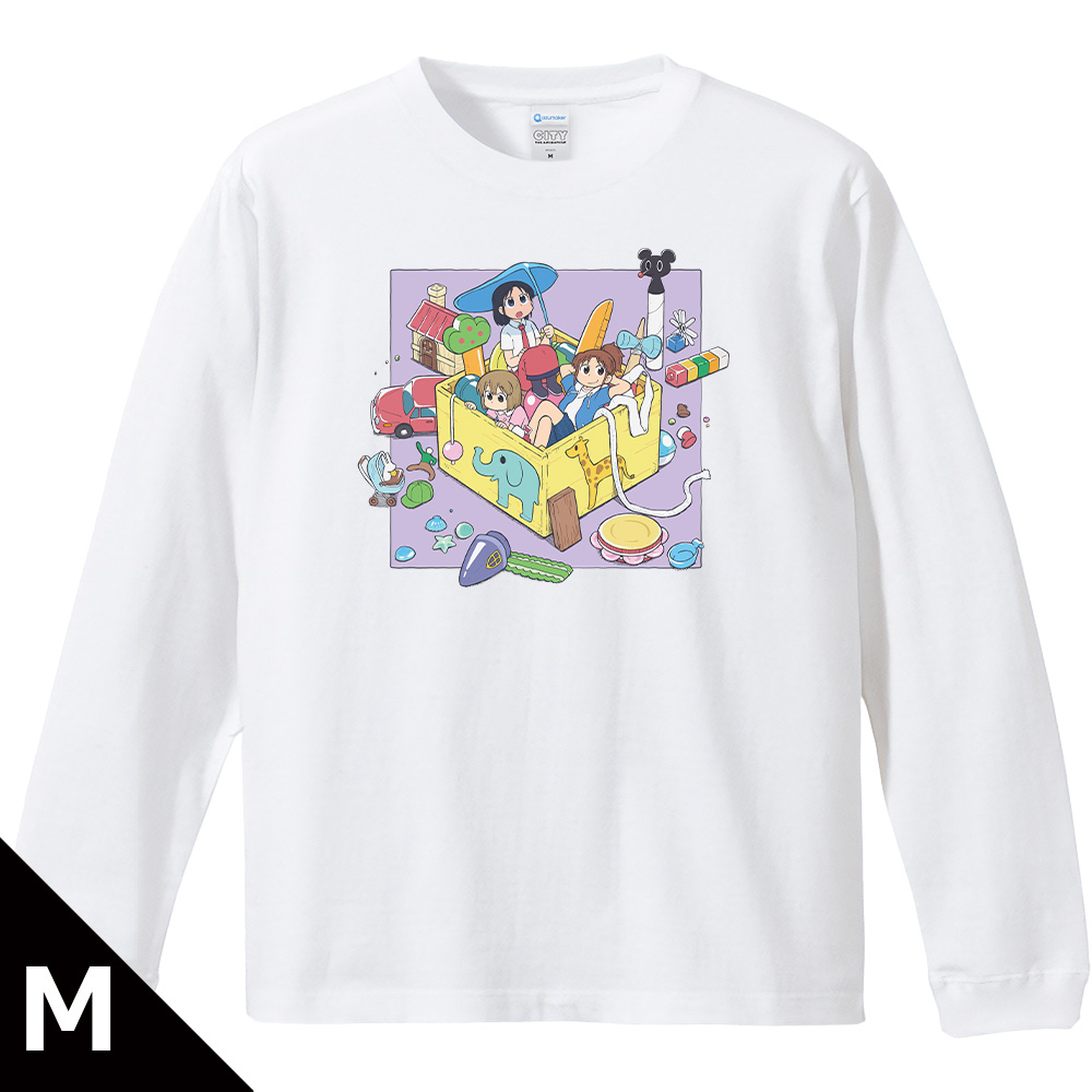 CITY THE ANIMATION_Mサイズ_リブ付ロングスリーブTシャツ ティザービジュアルver.