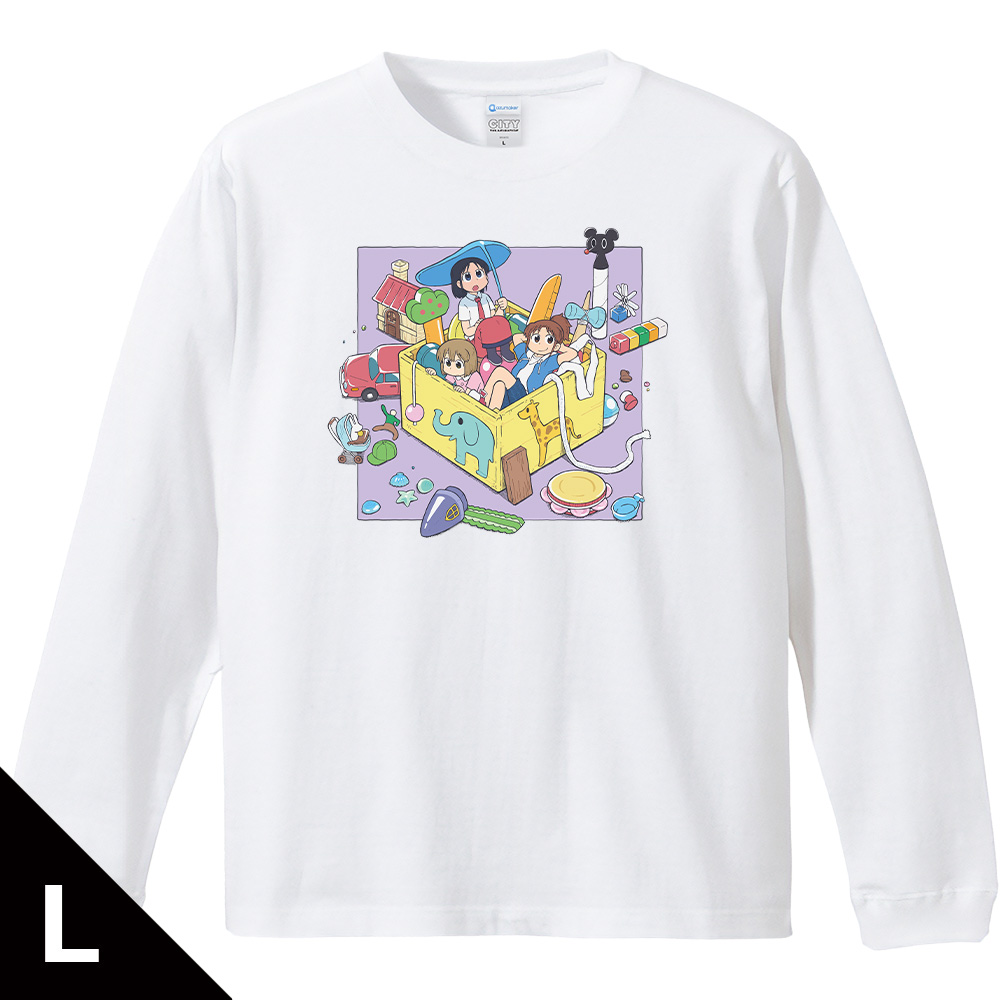 CITY THE ANIMATION_Lサイズ_リブ付ロングスリーブTシャツ ティザービジュアルver. 