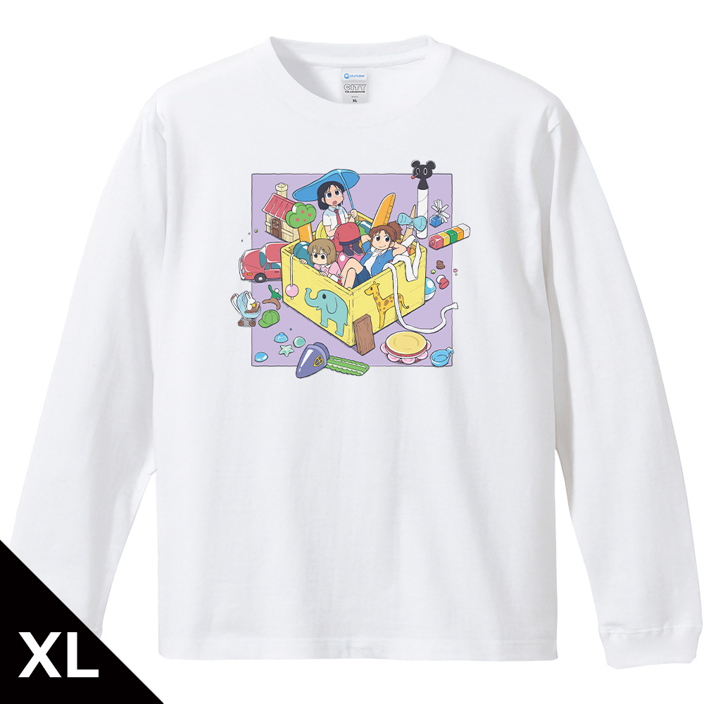 CITY THE ANIMATION_XLサイズ_リブ付ロングスリーブTシャツ ティザービジュアルver.