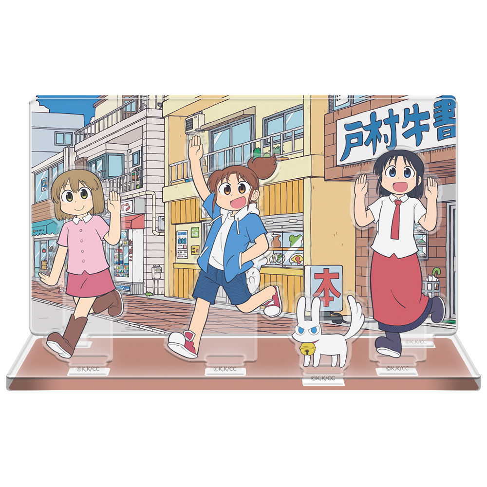 CITY THE ANIMATION_アクリルジオラマ 南雲美鳥&にーくら&泉わこ