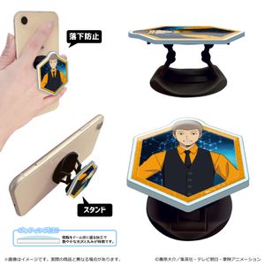 ワールドトリガー_＜黒ベストスーツver.＞ 第3 弾　アクリルスマホグリップ/柿崎 国治