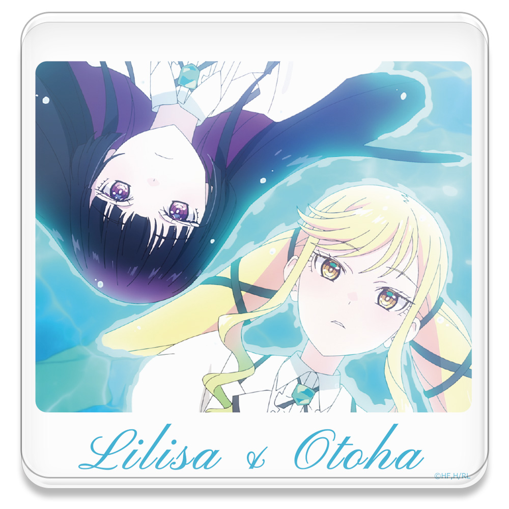 ロックは淑女の嗜みでして_アクリルコースター(スタンド付) りりさ&音羽