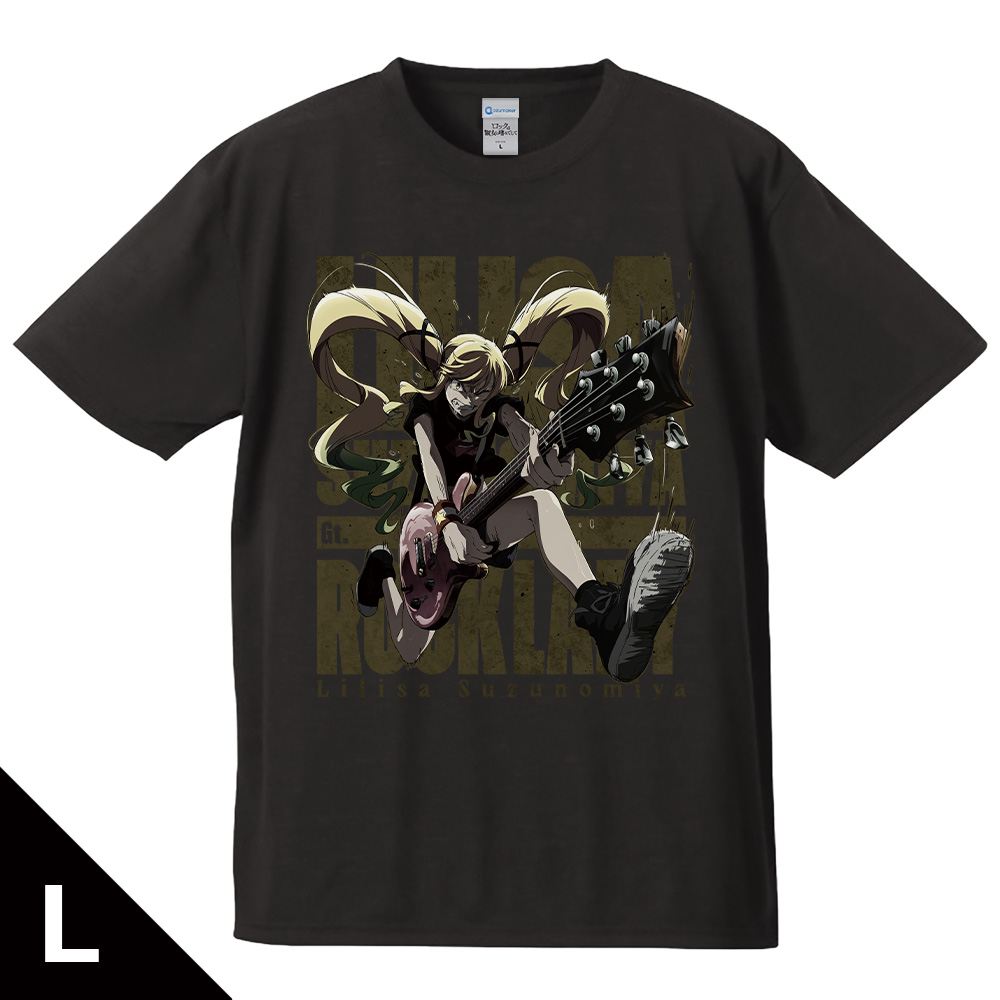 ロックは淑女の嗜みでして_Lサイズ_Tシャツ 鈴ノ宮りりさ ロックver. 