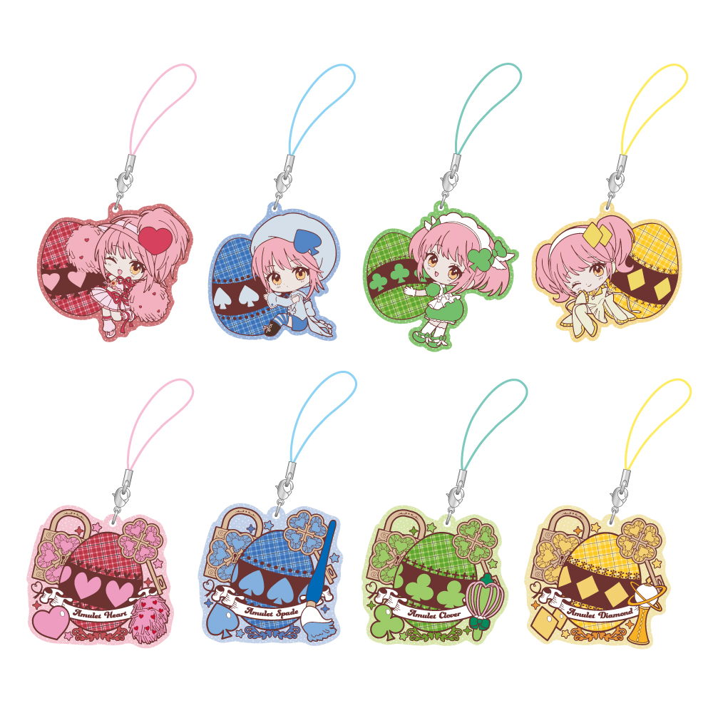 しゅごキャラ!_トレーディングラメ入りラバーストラップ【BOX／8個入り】