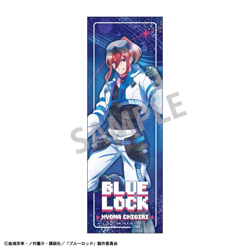 ブルーロック_ロングスクエア缶バッジ 千切 豹馬／サイバーパンク