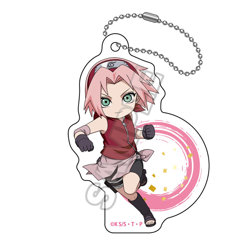 NARUTO-ナルト- 疾風伝_Battle vol.1 アクリルキーチェーン 春野サクラ