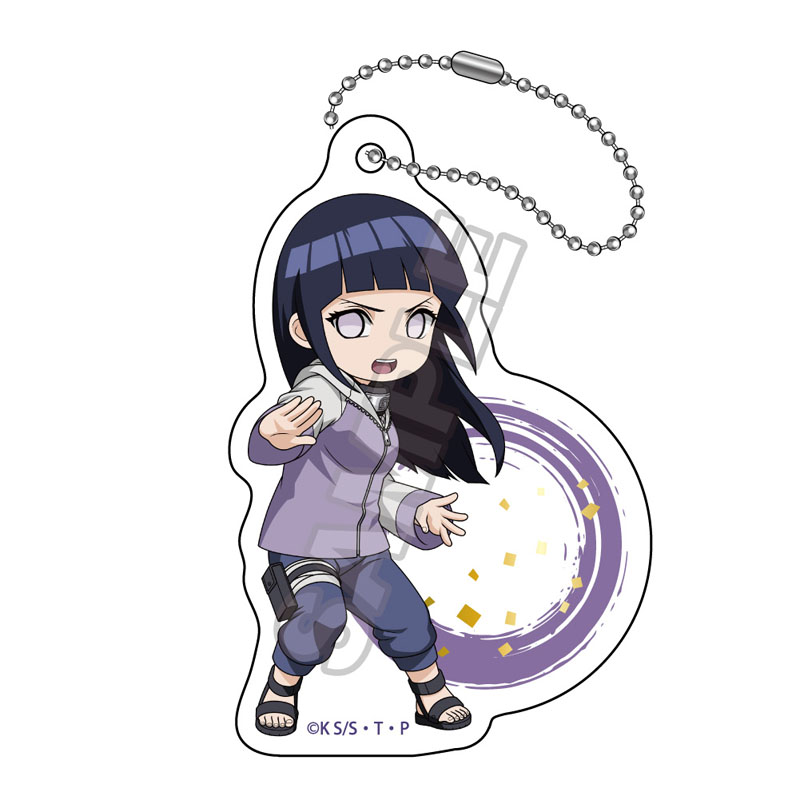 NARUTO-ナルト- 疾風伝_Battle vol.1 アクリルキーチェーン 日向ヒナタ