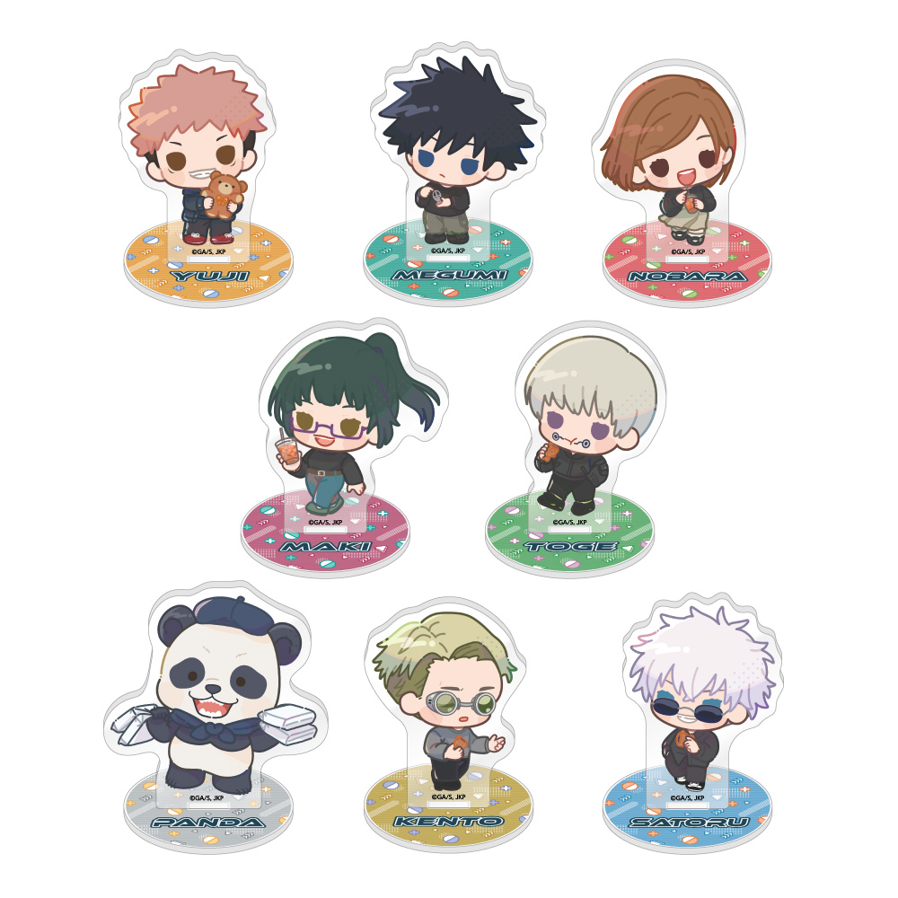 呪術廻戦_トレーディングミニキャラアクリルスタンド【BOX／8個入り】