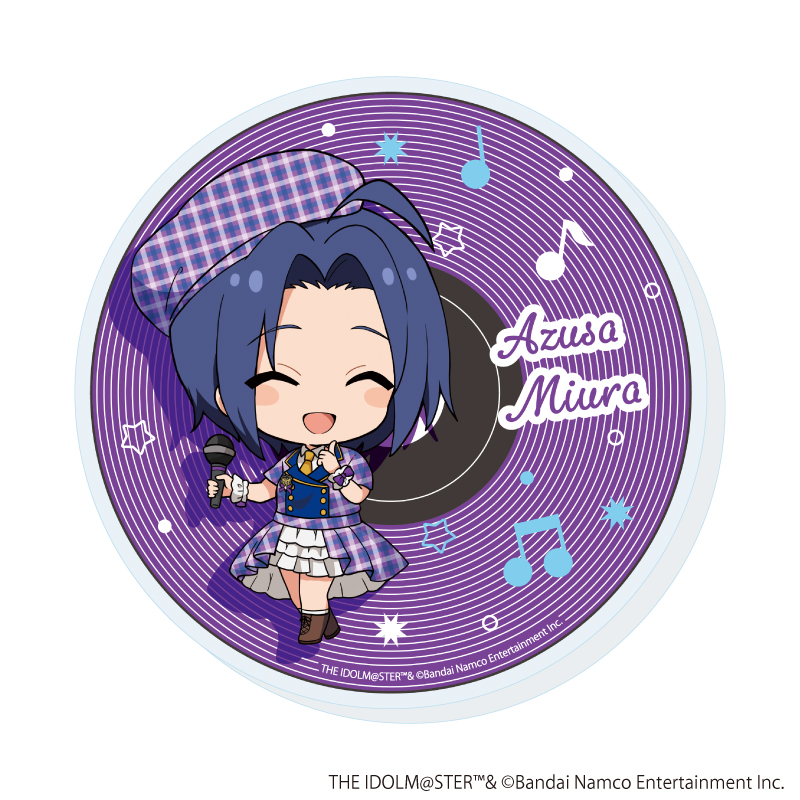 アイドルマスター ミリオンライブ！_アクリルコースター10/三浦 あずさ カラオケver.(ミニキャライラスト)