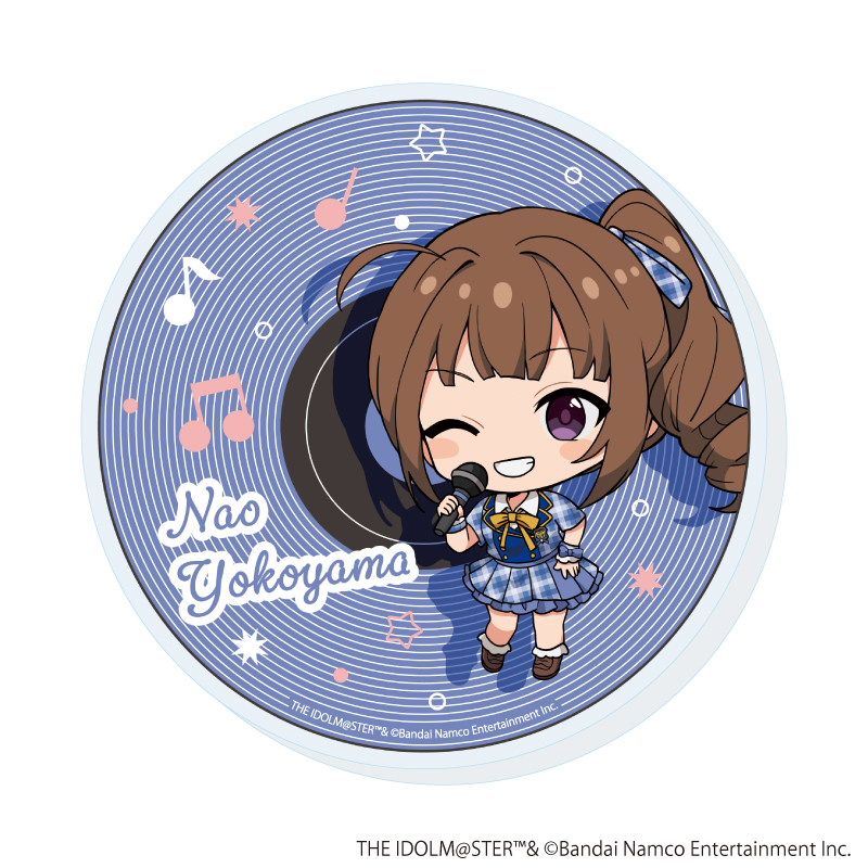 アイドルマスター ミリオンライブ！_アクリルコースター13/横山 奈緒 カラオケver.(ミニキャライラスト)