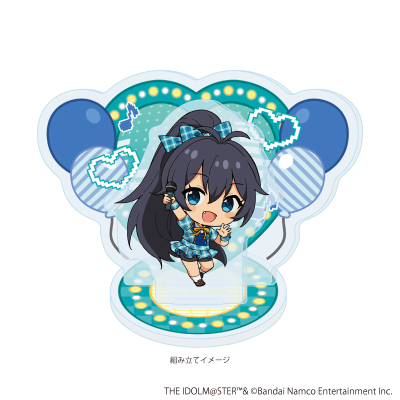 アイドルマスター ミリオンライブ！_アクリルスタンドプレート26/我那覇 響 カラオケver.(ミニキャライラスト)